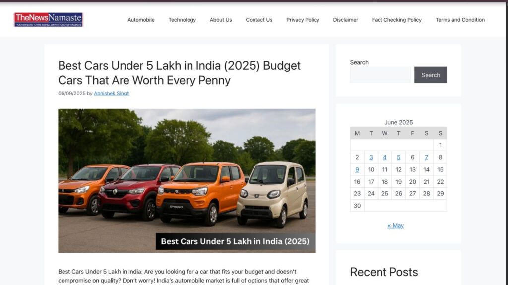 How We Started TheNewsNamaste.com?